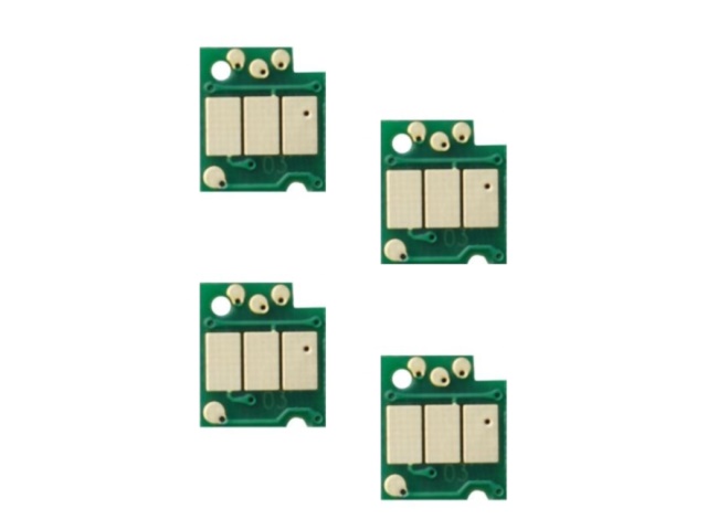 Spare Auto-Reset Chip for BROTHER LC201, LC203, LC205, LC207, LC209 - Set of 4